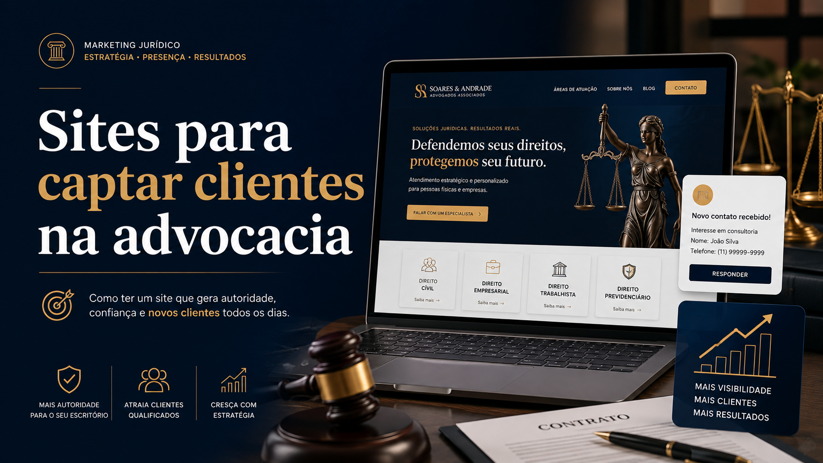Sites para captar clientes na advocacia